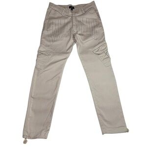 Boohoo Man’s Tan Cargo Pants with Straight Leg Fit 30 X 27 “Limited Edition”